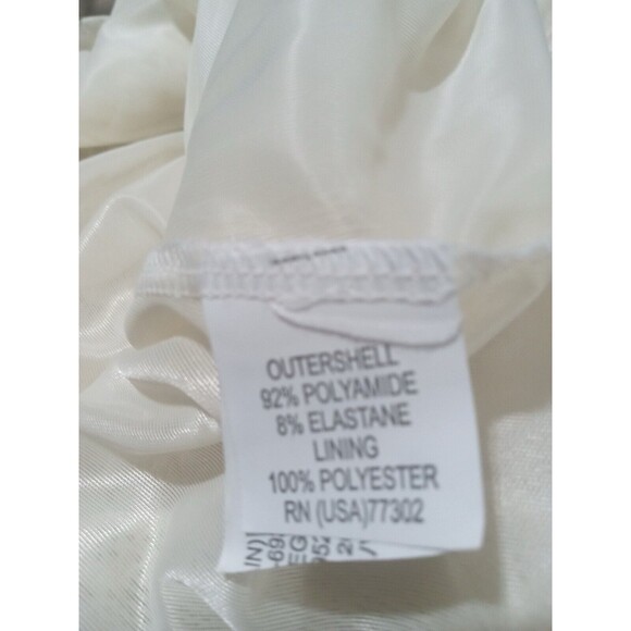 Zara Trafaluc  Women’s Lined White Lace Mini With Low Back Dress.  Size S. B45 - Picture 4 of 4